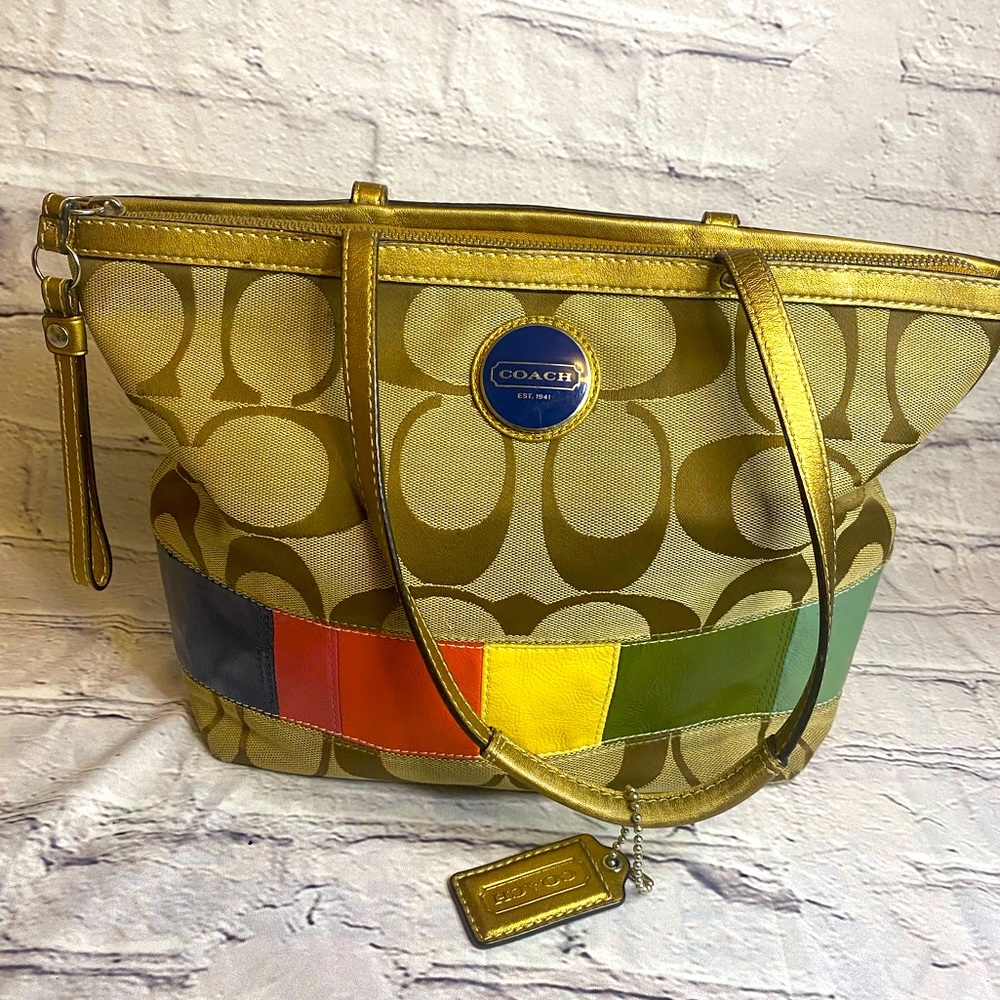 Coach Canvas tote